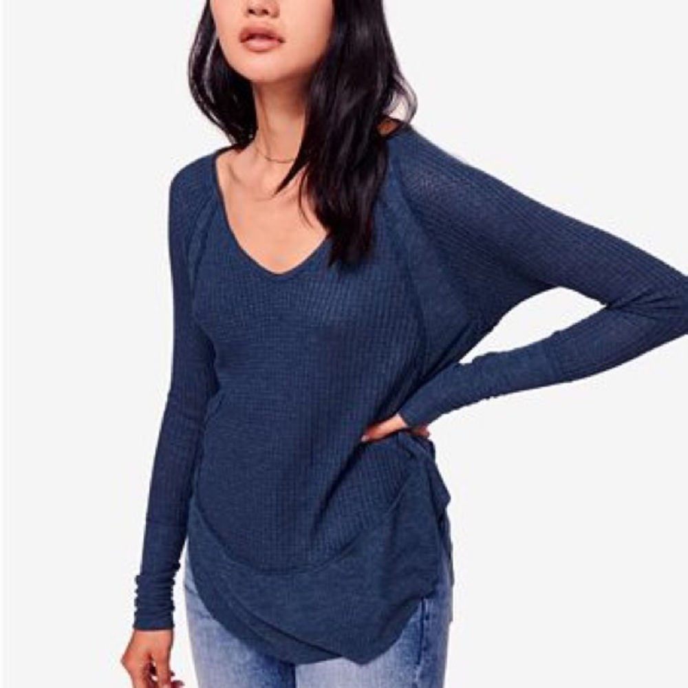 Free People Long Sleeve V-Neck